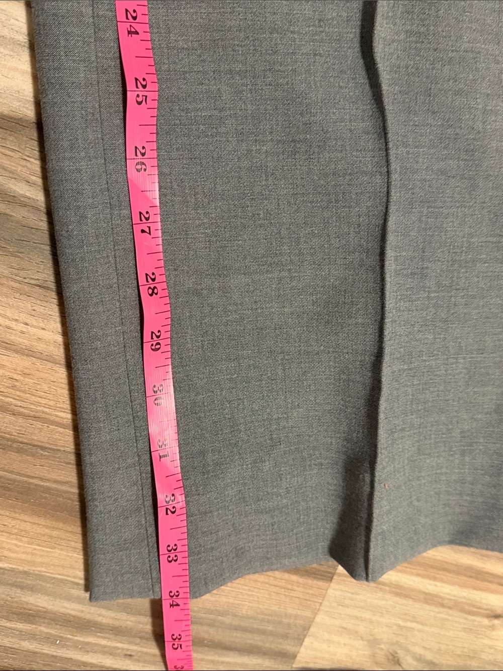 J.Crew Natalia Carreman Pants Women's Size 8T Gray Flat Front Wide Leg Office - Picture 7 of 8